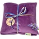 thumbnail image 1 of Almohada térmica KOYA Naturals de terciopelo suave con semillas de lino, color morado, 1 of 8