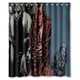 thumbnail image 1 of Cortina de ducha de cómics de The Walking Dead, juego de cortina de baño con ganchos, tamaño 60 x 72 pulgadas, 1 of 3