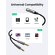 thumbnail image 5 of Adaptador divisor de auriculares UGREEN de 3,5 mm, 2 macho a hembra, 5 of 7