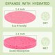 thumbnail image 2 of Esponjas faciales comprimidas Beieverluck, 300 unidades, rosas, 2 of 7