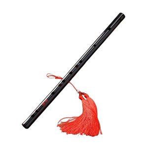 Magideal - Flauta De Bambú Tradicional Portátil Hecho A Mano Vintage Mini Instrumento Musical Premium Profesional Para Estudiantes Orquesta Niños Principiantes , Tecla D