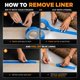 thumbnail image 3 of Cinta de Doble Cara para Alfombra WOD Tape 5 cm x 7,6 m Heavy‑Duty DCCT110W, 3 of 7