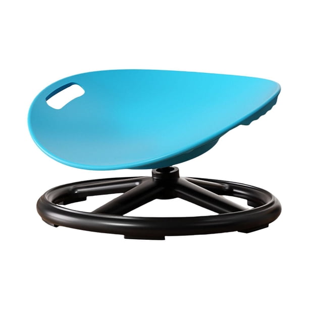 Silla Giratoria Ergonómica Para Niños, Juguete Sensorial Antideslizante Para Sala De Estar, Interior Y Hogar, Color Azul