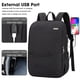 thumbnail image 3 of Mochila para portátil MAXTOP Deep Storage de 15,6 pulgadas con puerto USB, color negro, 3 of 7