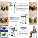 thumbnail image 4 of Burrito Andador Ortopedico Caminar Plegable 2 Ruedas Asiento, 4 of 7