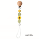 thumbnail image 3 of Soothe Your Baby's Anxiety with this Stainless Steel Pacifier Chain and Handcrafted Beads Clip - Perfect Baby Accessory!, 3 of 3
