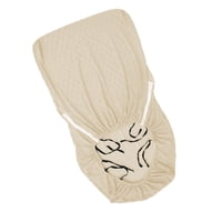 Magideal - Funda Para Sillón, Funda Para Silla Elástica Extraíble, Diseño Simple Impermeable Para Sillas De Comedor, Funda Para Muebles De Fácil Instalación, , Beige