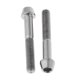 thumbnail image 5 of 2x M6 Titanio Ti Tornillo Carenado Perno Taper Cabeza Hexagonal Cónica Plata M6x40mm, 5 of 5
