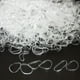 thumbnail image 3 of 1000pcs of Transparent Mini Hair Ties - Get That Perfect Ponytail with Clear Elastic Hair Rubber Bands!, 3 of 5