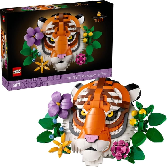 LEGO Art The Fauna Collection Tiger 31217 Set Decorativo
