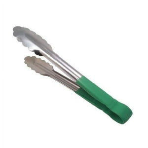 Dechef - Tenaza Mango Plastico Verde 23 Cm