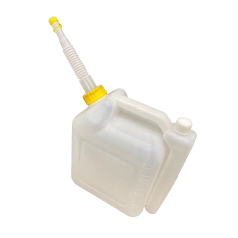 Magideal - Botella Para Mezclar Aceite, Botella De Proporción Para 2 Tiempos, Dosificadora, Bidón Engrosado, Contenedor Portátil De Para Desbrozadora, C 4 L