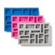 thumbnail image 1 of Bandeja para cubitos de hielo LEGO 3‑pack azul/rosa/gris – Room Copenhagen, 1 of 9