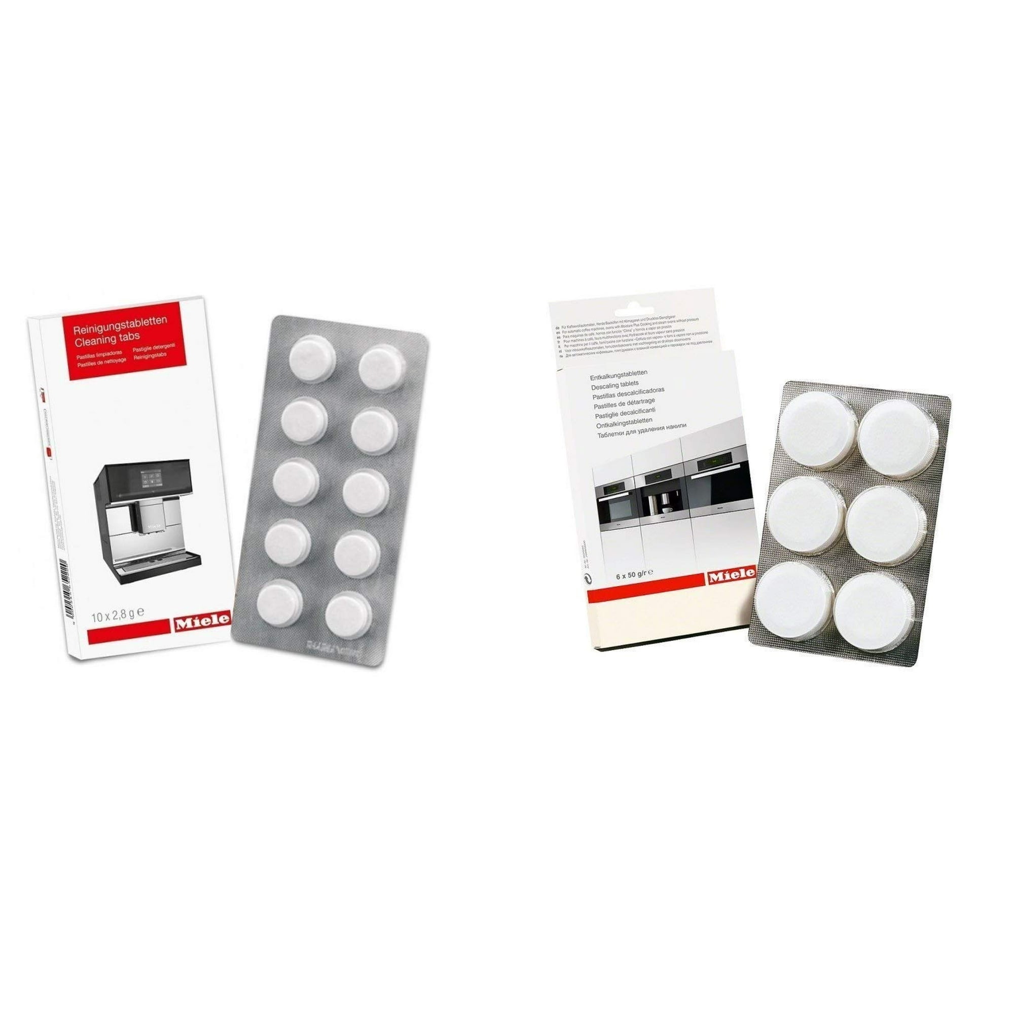 Tabletas Limpiadoras Y Desincrustantes Cafetera Miele (10 Y 6)