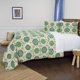 thumbnail image 3 of Colcha Rizzy Home BQ4619 Poliéster 90x92 pulg Amarillo/Verde/Naranja, 3 of 9