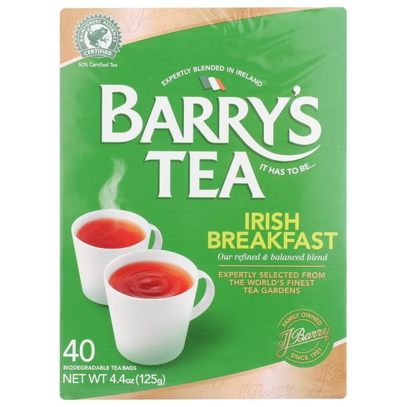 Té Barry's Irish Breakfast 40 Bolsitas de Té 125 g