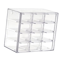 Magideal - Mini Cajón Organizador Para Escritorio, Pequeño Organizador Con Cajones Para Mujeres Y Niñas, Caja De Almacenamiento De Joyas, Organizador De Cuentas 12 Cajones