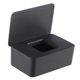 thumbnail image 2 of Caja De Pa?uelos Húmedos De Plástico Dispensador De Mascarillas Para El Ba?o Decoración De La Oficina En El Hogar Negro, 2 of 3