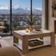 thumbnail image 1 of Mesa De Centro Champagne Blanco 100 × 45 × 58, 1 of 6