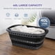 thumbnail image 3 of Canasta para ropa Laundry 360 plegable 40 L portátil gris/negro, 3 of 7