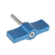 thumbnail image 2 of Tornillo De Mango Ajustable En Forma De T M4 * 17 Para Cámara De Equipo De Fotografía-Azul, 2 of 5