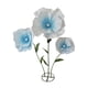 thumbnail image 1 of Flores Gigantes Para Decoración De Bodas Con Base De Pie Para Fiestas De Cumplea?os En Color Azul Claro, 1 of 5