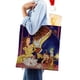thumbnail image 4 of Belle, Beauty and the Beast Bolso de tela con estampado de lienzo para mujer, bolsa de compras reutilizable y estética, con cremallera interior, regalo para mujer,40*45cm., 4 of 6
