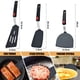 thumbnail image 2 of Tres juegos de espátula de silicona para sartén antiadherente, espátula de cocina resistente al calor, adecuada para sartén antiadherente, utensilios de cocina grandes y flexibles y espátula de goma s, 2 of 6