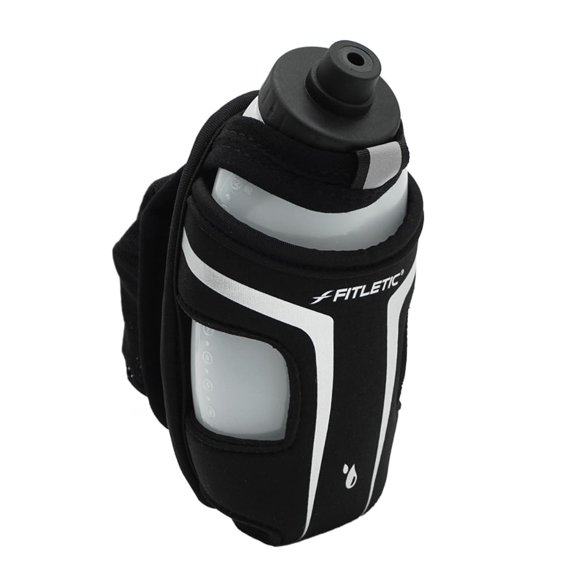 Fitletic HydraPocket Botella Portátil Negra 355 ml