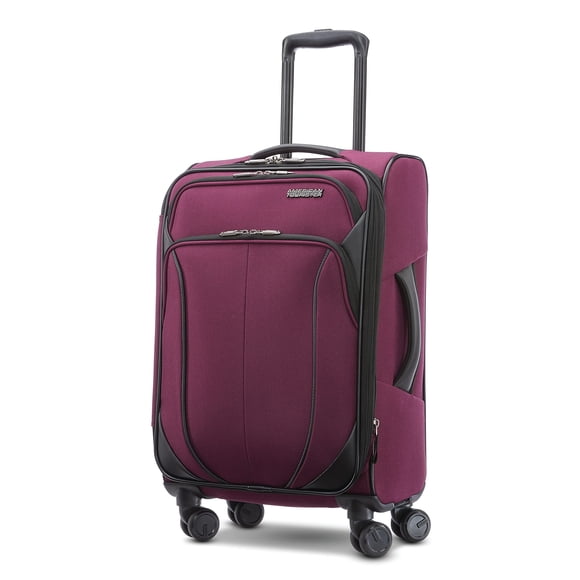 Luggage American Tourister 4 KIX 2.0, ampliable, 20 pulgadas, morado