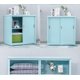 thumbnail image 5 of Papel tapiz autoadhesivo impermeable Yasinet Blue Teal de 45 cm x 3 m, 5 of 9