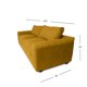 thumbnail image 4 of Sofá Briana 3 Cuerpos Chenille Tipo Lino Ambarino, 4 of 4