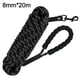 thumbnail image 2 of Correa larga de nailon reflectante para adiestramiento canino, ideal para pasear y acampar., 2 of 5