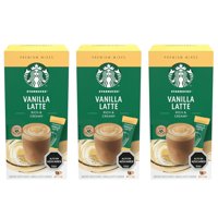 Café Instantáneo Starbucks® Vanilla Latte (4 Sobres) X3 Cajas