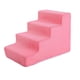 thumbnail image 1 of Escalones Para Mascotas Equilibrados Escalones Antideslizantes Para Perros Peque?os Y Gatos Camas Altas Sofá Rosa 4 Escalones, 1 of 5
