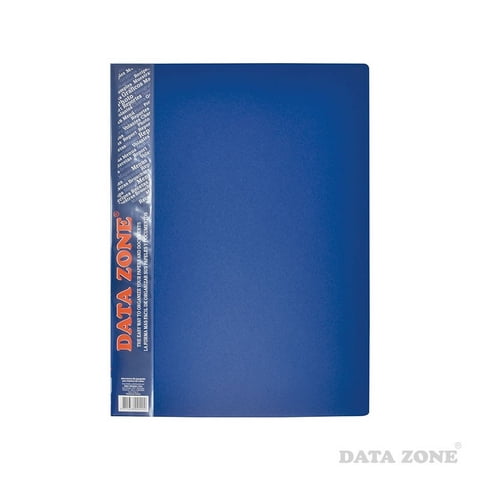 Datazone - Carpeta A4 30 Fundas Azul