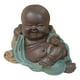 thumbnail image 1 of Set 2 Estatua Buda Sonriente Monje Adorno Decoración Jhn, 1 of 3