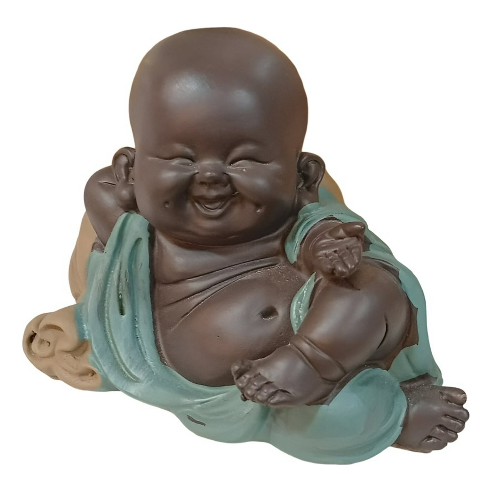 Genérico - Set 2 Estatua Buda Sonriente Monje Adorno Decoración Jhn