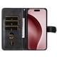 thumbnail image 5 of Funda con Cremallera para iPhone 16 Pro Max, Carcasa Cartera de Cuero PU con Soporte y Tarjetero, 5 of 6