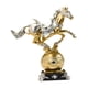 thumbnail image 4 of Estatua De Resina, Estatuilla De Caballo Galopante, Tienda De Fiesta, Mesita De Noche, Escultura De Animal Dorada, 4 of 5