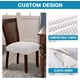 thumbnail image 5 of 2 fundas elásticas de licra para asiento de silla de comedor, fundas de cojín para sillas de cocina, extraíbles y lavables., 5 of 8