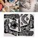 thumbnail image 1 of Kit de Plantillas Reutilizables para Tatuajes Temporales Xinjincang Unisex, 1 of 7