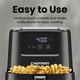 thumbnail image 5 of Air Fryer Mini Antiadherente Digital De 2 Cuartos De Galón Color Negro, 5 of 7