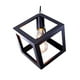thumbnail image 1 of Lampara de hierro colgante vintage cubo, 1 of 2