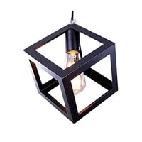 Importadora La Cuponera - Lampara De Hierro Colgante Vintage Cubo