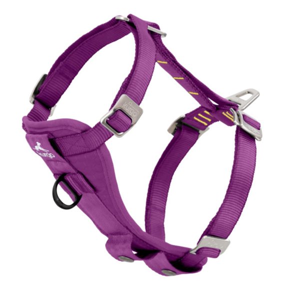 Kurgo Arnés para perro Tru-Fit Smart mediano violeta profundo