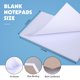 thumbnail image 2 of Bloc de notas Thboxes 8 cm × 13 cm 50 hojas (paquete de 10), 2 of 7