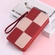 thumbnail image 5 of Cartera de mano de cuero con múltiples tarjeteros y cremallera de gran capacidad para viajes, 5 of 5