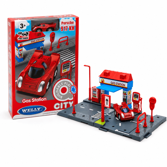 Estación Q-City Playset Gas Station - Welly