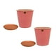 thumbnail image 3 of Set de 2 Macetas Zaia 15 cm Rosa Alegre y sus platos, 3 of 3